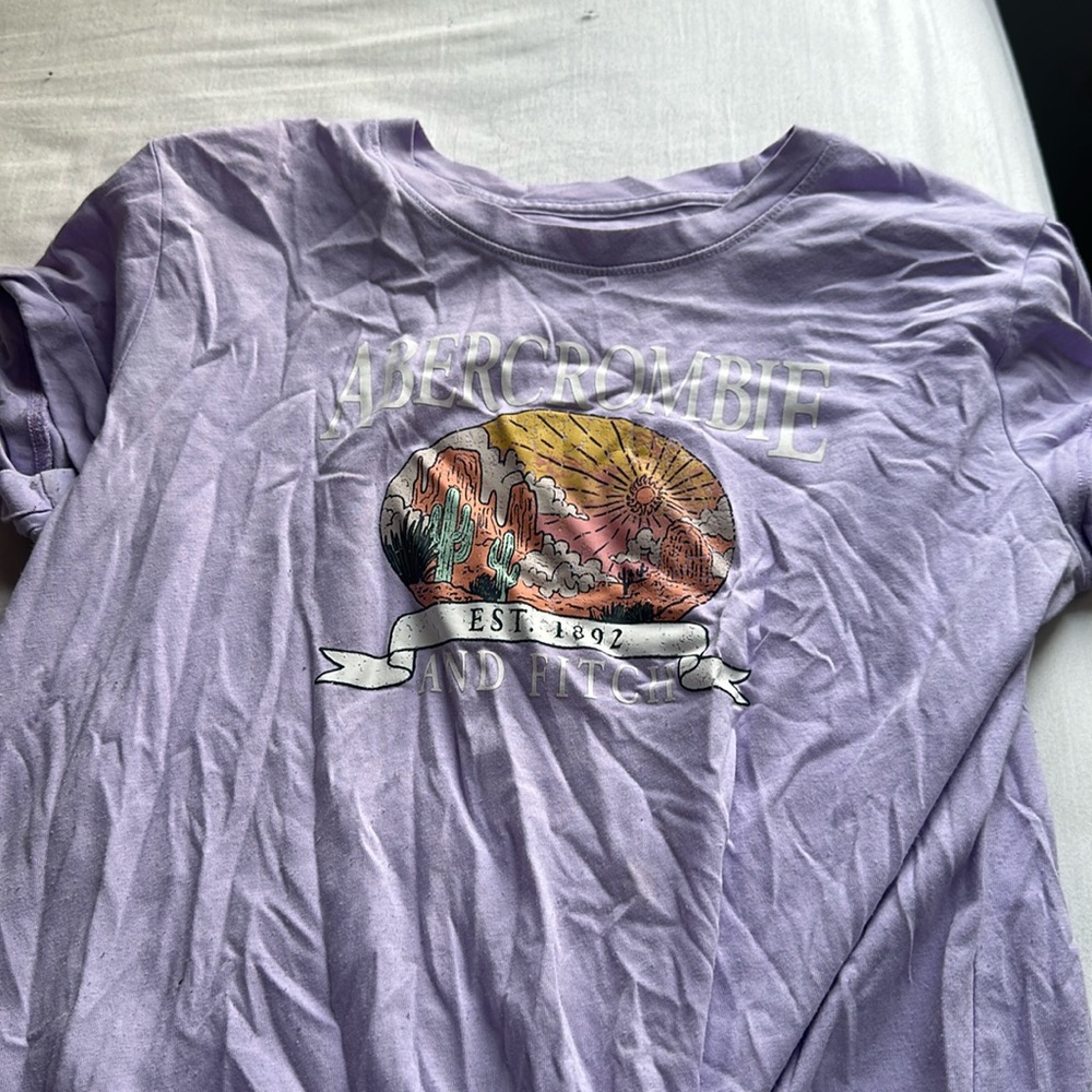 Abercrombie kids purple top